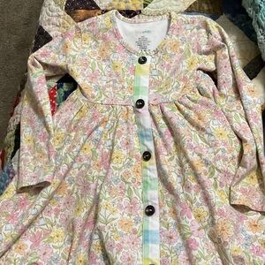 Gigi and Max Colorful Floral Long Sleeve Dress